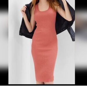 GAP RIBBED SLEEVELESS DRESS NEW WITH TAG (a374)